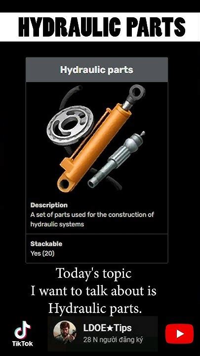 ldoe hydraulic parts|HYDRAULIC PARTS: How To Get It in Last Day On Earth.